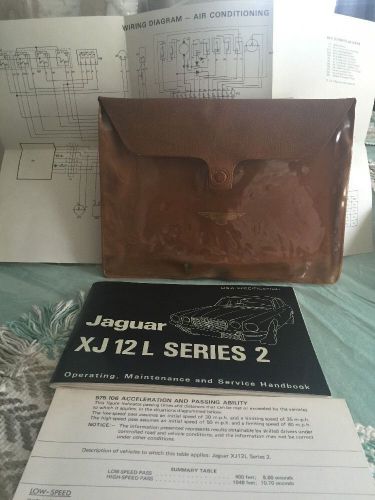 1974-1975 jaguar xj12l series ii 2 original owner&#039;s owner manual user guide