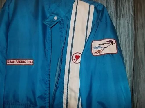 Vintage race jacket, wind breaker,with road runner patch