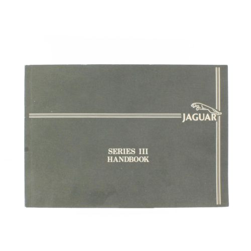 Jaguar xj6 series iii handbook owner&#039;s manual akm4177 edition 8 new old stock