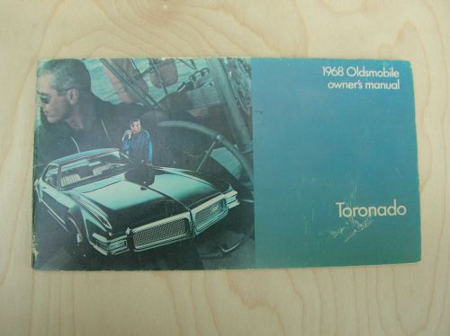 1968 toronado owner&#039;s manual.good used original.mpn 400859.minor wear only.
