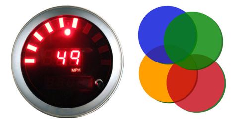 Cyberdyne digital speedometer style: prism series