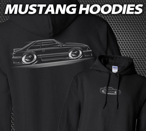 Mustang hoodie ford fox body gt 2xl 1987 1988 1989 1990 1991 1992 1993