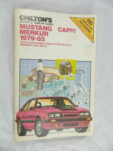 1979 80 81 82 83 84 85 ford mustang capri merkur service repair shop manual