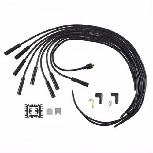 Accel 5040k super stock spark plug wires - 8mm -  universal straight boots black