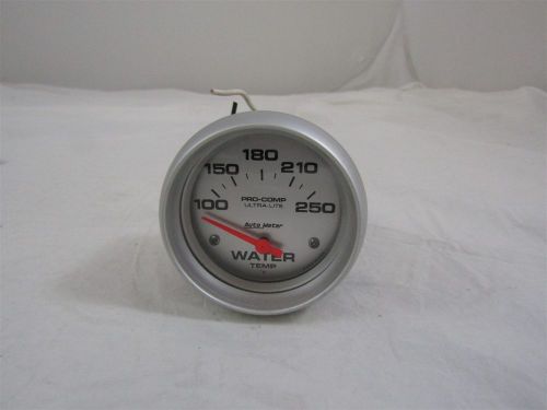 Auto meter pro comp ultra lite 2-5/8&#034; silver water temp