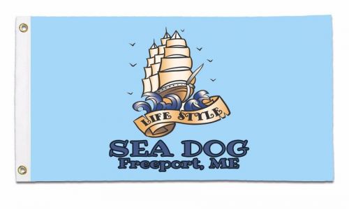 Personalized boat flag ship tattoo