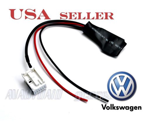 Bluetooth aux module for vw radio rca210 rcd310 rcd510 12pin port to iphone ipod