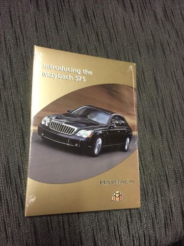 Introducing maybach 57s model introduction dvd brochure new 2006