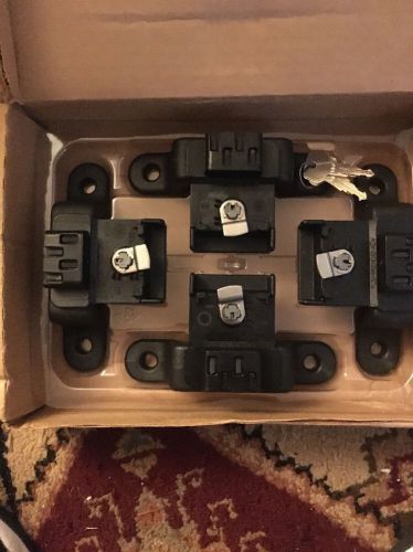 Ford f-150 2015-2016 boxlink tie down cleats-complete set, 4, with keys - nib
