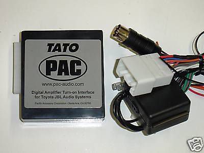 Pac tato toyota jbl/synthesis radio replacement harness with one year warranty
