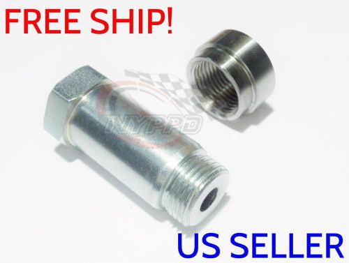 Nyppd o2 oxygen sensor m18 x 1.5 hho h2o extension spacer &amp; stainless steel bung