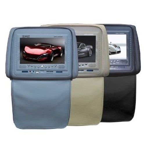 Absolute dph750pkgbk 7.5-inch headrest monitor package with built-in dvd player
