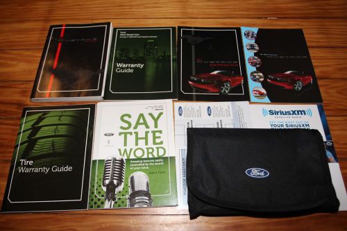 2012 oem original ford mustang owners manual set 12 with free shipping  case