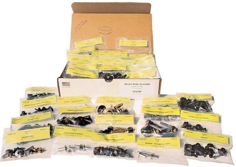 1969 mustang master body bolt kit-69 mustang master body bolt kit