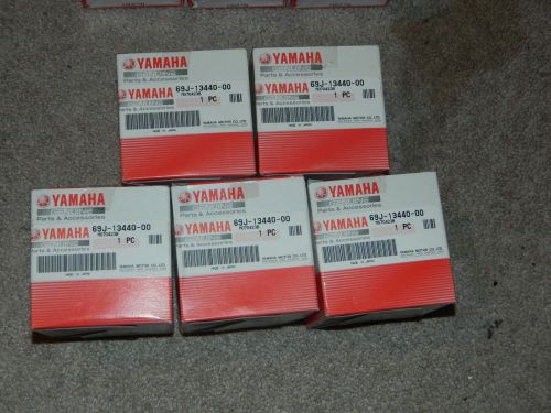 Genuine yamaha  69j-13440-00 oil filter lot of 5 new in box