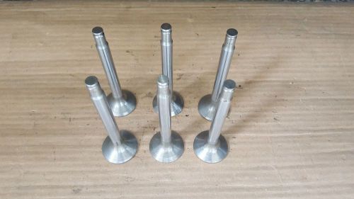 Mercedes m110 m116 engine exhaust valve set of 6 original new 1100500027