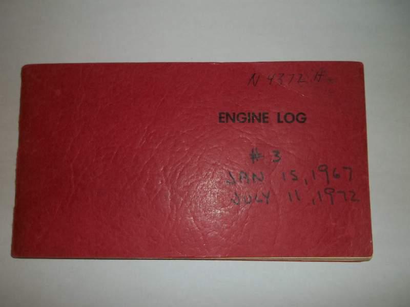 Lycoming 0-145 engine log book