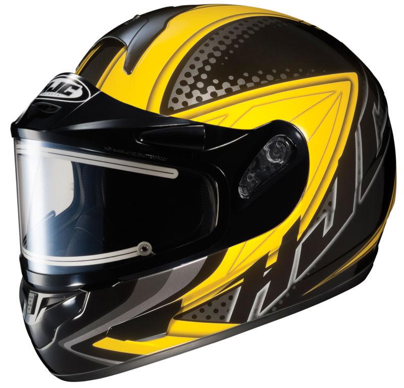 Hjc cl-16 voltage full face motorcycle helmet electric shield yellow x-large
