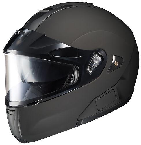 Hjc is-max bt modular snowmobile snow helmet matte black sm
