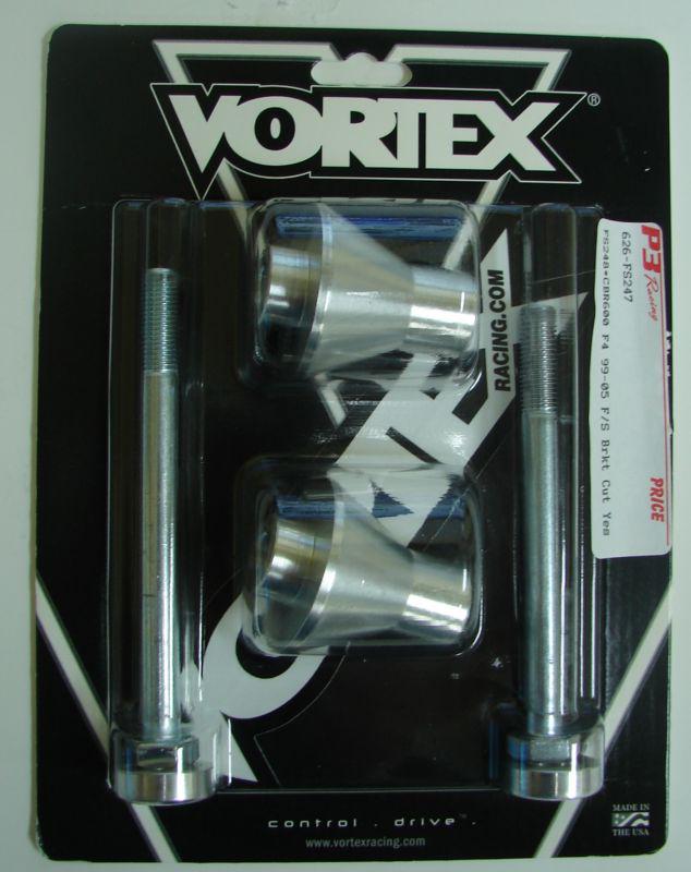Vortex racing honda cbr600 f4 99-05 frame slider base kit fs247