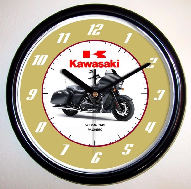 Kawasaki vn1700 vulcan vaquero motorcycle wall clock 1700 2013