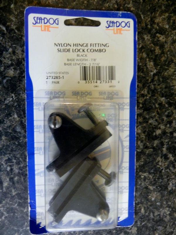 Nip seadog nylon hinge fitting slide lock combo