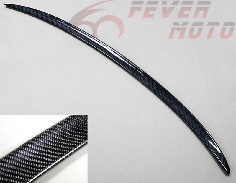 Fm carbon fiber rear tail lip spoiler wing for 08 09 10 11 bmw e90 m3 sedan