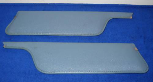 1968 1969 1970 mustang fastback coupe gt cs cougar orig light blue sun visors