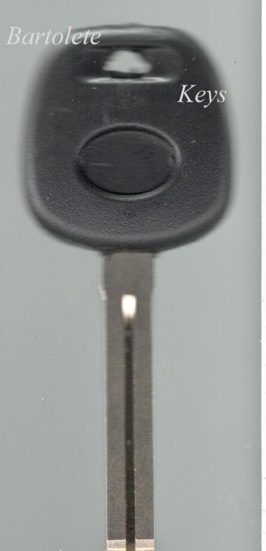 Transponder key blank fits 1998 1999 2000 lexus sc300 sc400 sc430 es300