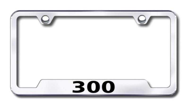 Nissan 300zx  engraved chrome cut-out license plate frame made in usa genuine