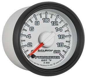 Autometer 2-1/16in. pyrometer kit; 0-2000 f; fse; dodge