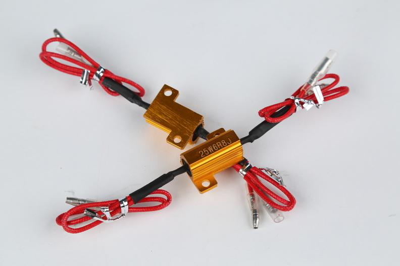  load resistor fix led bulb fast flash turn signal blink blinker 2pcs 25w 8 ohm