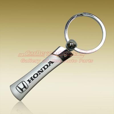 Honda logo blade style key chain, key ring, keychain, el-licensed + free gift