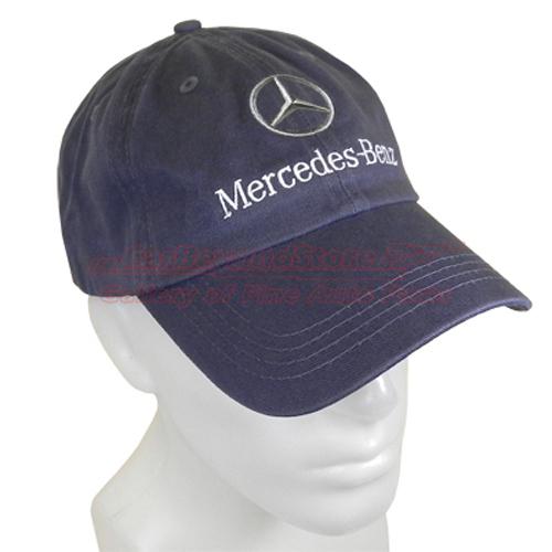 Mercedes-benz navy washed chino baseball cap, baseball hat, genuine mb item