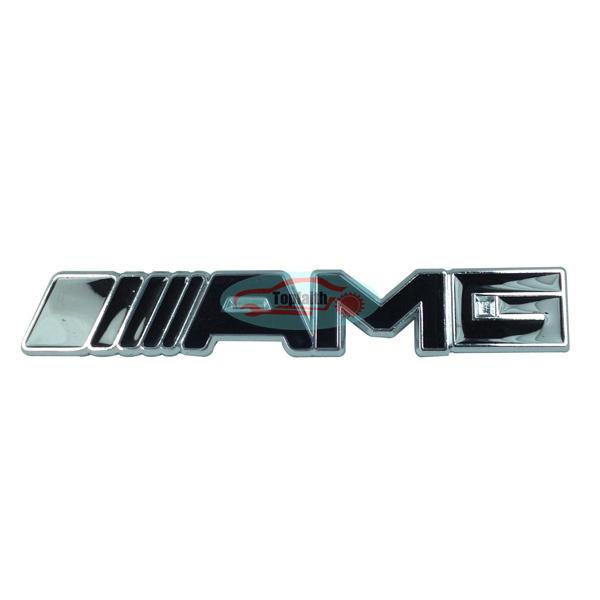 Black metal hood front grille grill badge emblem for amg 32 55 63 e s c cl gl 
