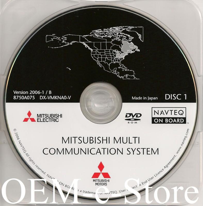 2006 2007 2008 2009 mitsubishi galant endeavor navigation dvd disc #1 north east