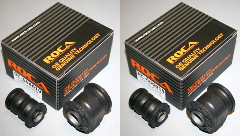 Roca 88-92 corolla front lower control arm bushing kit oem stock 4-pcs (l & r)