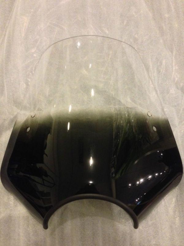 Memphis shades classic deuce bar mount windshield - gradient black mem2121