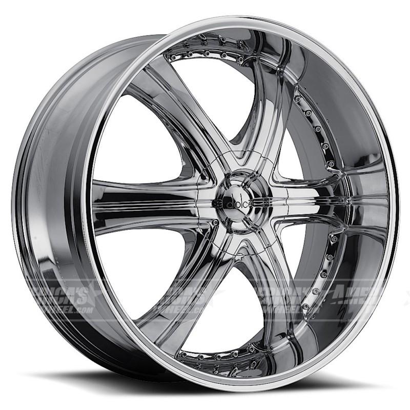Dolce dc28 22x9.5 5x135/139.7 +18 chrome - brand new wheels dodge ram ford f150
