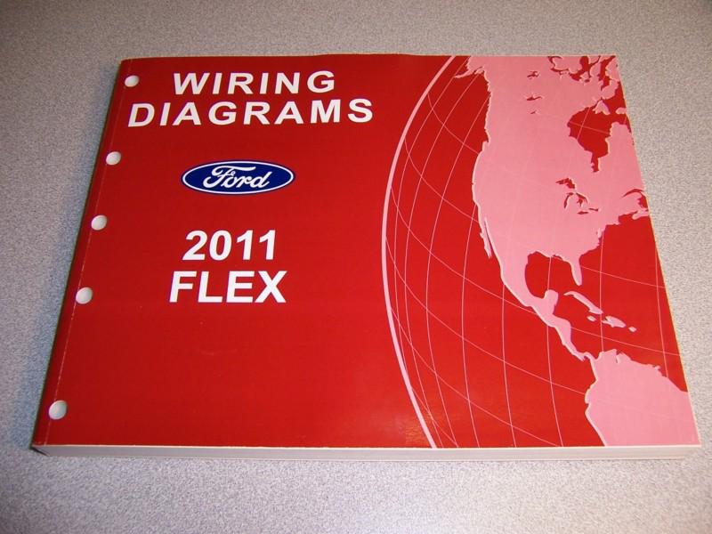 *new*2011 ford flex factory car wiring diagram repair manual