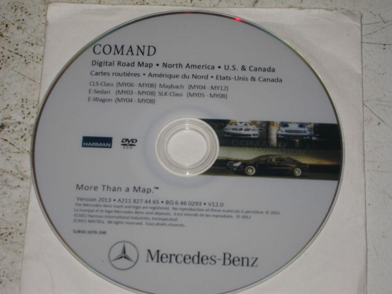 2013 mercedes benz navigation map dvd update v.12 e/ slk/ cls class new!