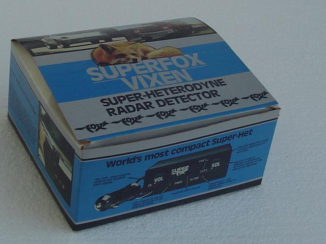 Superfox vixen radar detector warning super fox cig lighter box mount instructio