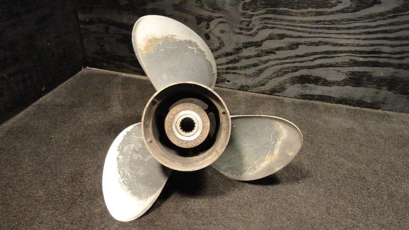 Johnson/evinrude stainless steel propeller 13x19~15 spline outboard boat prop