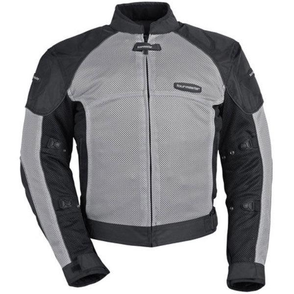 Tourmaster intake air series 3 silver xl textile mesh motorcycle jacket xlarge