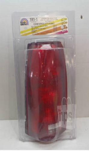 Glo brite 181-1 stop/tail/turn/back up tail light assy lh for chevy/gmc 88-00