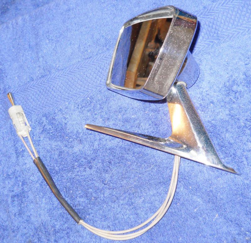 1967 68 mustang fastback coupe convertible gt shelby orig lh remote door mirror