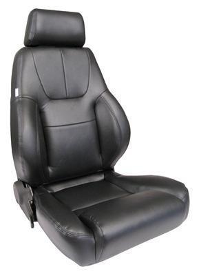 Scat/procar seat lumbar series reclining left side vinyl black each 80-1200-51l