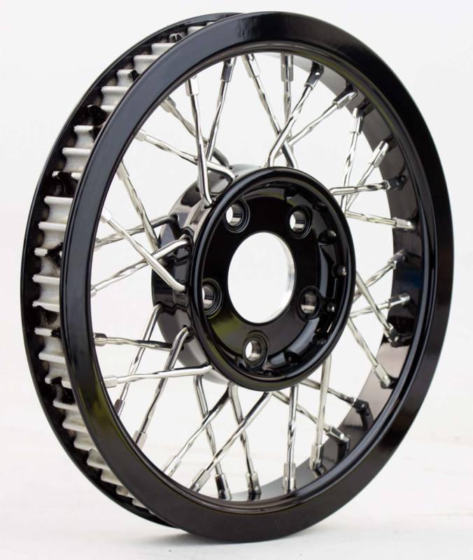 Sell Evolution custom spoke wire pulley for Harley 1.125" belt 65 tooth