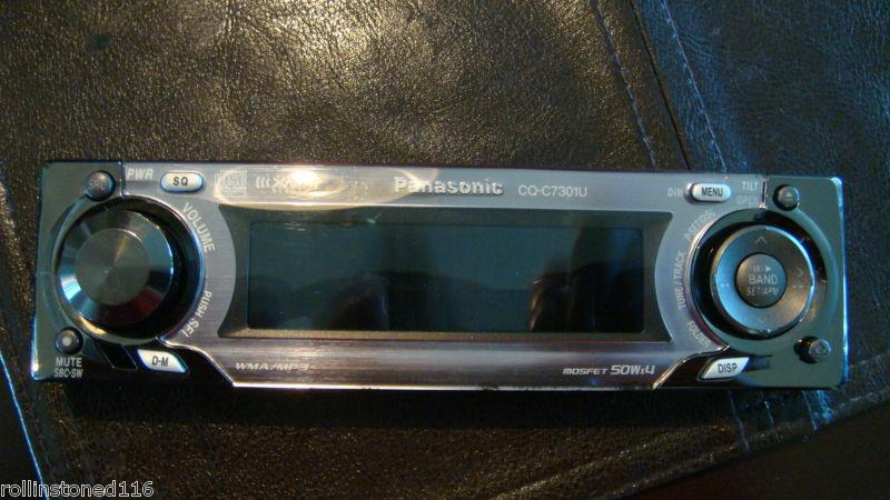 Panasonic stereo face plate radio faceplate only cq-c7301u