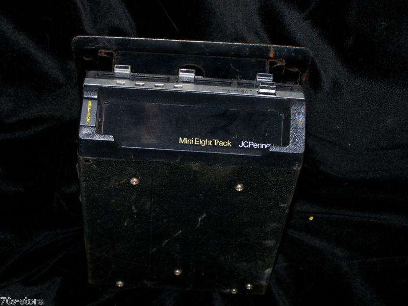 Vintage aftermarket  jcpenny mini eight 8-track automotive tape deck player 